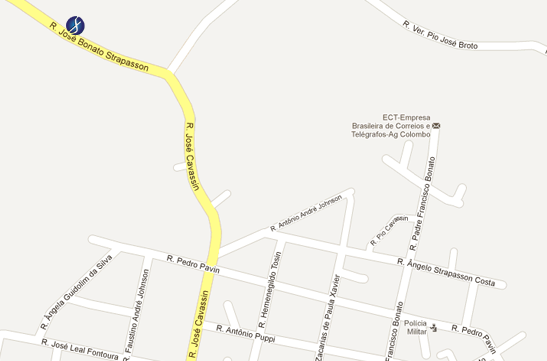 Mapa de localização Solofino